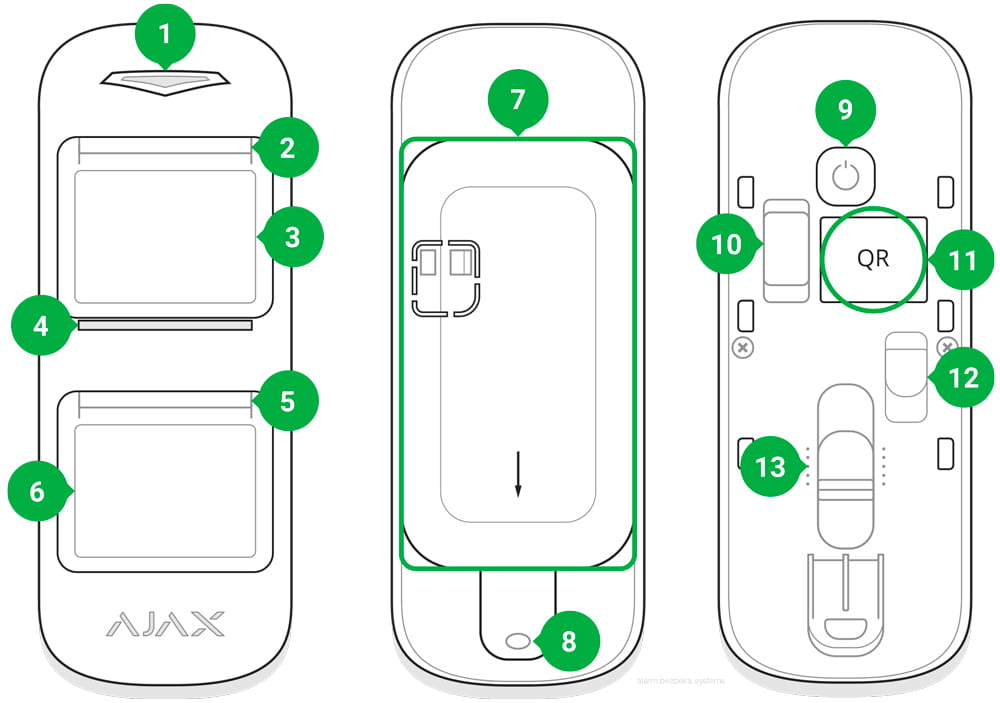 ajax motionprotect outdoor overview